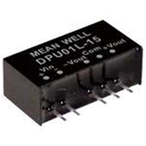 Mean Well DPU01N-05 5V 0~100mA 1W SIPPackage DC-DC�R���o�[�^�[