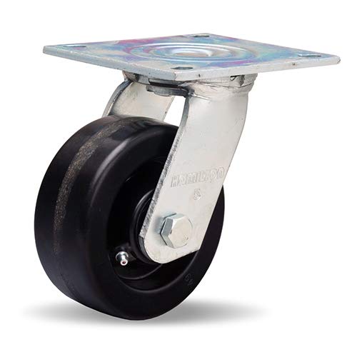 5" (S-MS-5P) Hamilton Medium Service Swivel Caster Plastex Wheel (S-MS-5P)