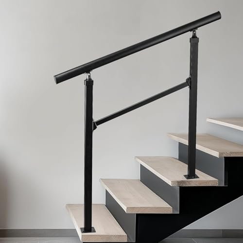 Handrails for Outdoor Stairs,3-4 Step Hand Rails for Outdoor Steps,