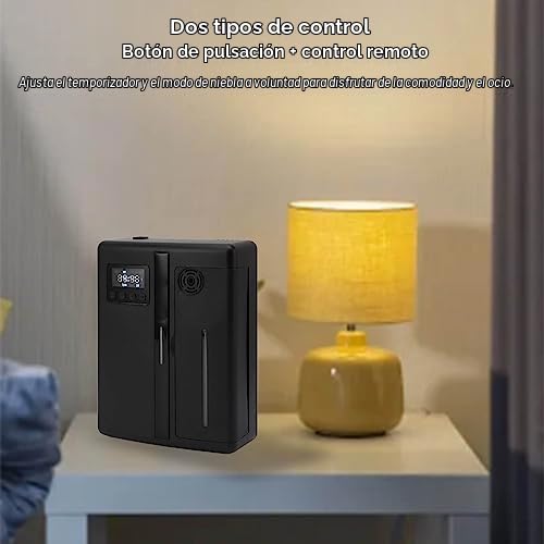 Topiky Máquina de Aire de Bluetooth Mejorada, Difusor de Aceite Esencial de Atomización Inteligente, Difusor de Aceite Esencial sin Agua Profesional, Difusor de (Negro)