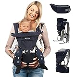 CONFORT Y SEGURIDAD - El porta bebes de Sweety Fox está diseñado para ofrecer una sujeción cómoda para tu hijo gracias al relleno del cojin de lactancia y sus tejidos. Tu niño también está totalmente seguro: dispone de un apoyo para la cabeza más grande que la media y ajustable, el cinturón y las correas son ajustables. Este producto cumple con la norma EN 13209-2 : 2015.