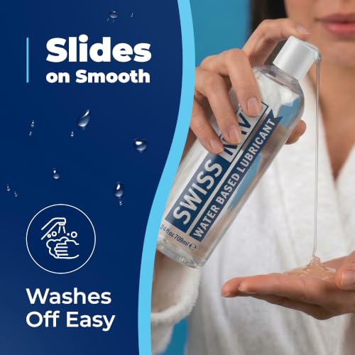 Image of Swiss Navy Premium Water-Based Lubricant - 24 oz | Lubricating Gel for Men, Women & Couples - Toy Safe - Non-Staining Formula - Compatible with Latex & Condoms
