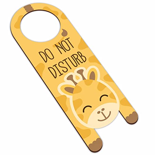 Image of CVANU Do Not Disturb Wooden Door Sign Hanger Size(24cm x 8.5cm) cv61
