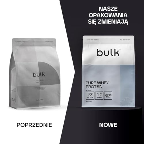 Bulk Pure Whey Protein, Bez dodatków smakowych, 2.5kg, 83 porcji