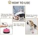 KEXIAVA 2 Pack Dog Door Bells Dog Doorbell to go Outside Puppy Train Bell for Dogs to Ring to go Potty Puppy Toilet Training Bell Jingle Bells for Door Knob Girl Puppy Essentials Accessories (Pink)