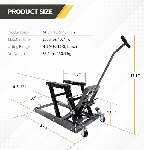 MaxWorks Hydraulic Scissor Lift Jack