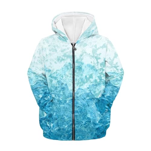 Kids Hoodies for Toddler Zip Up Pullover Casual Athletic Hooded Sweatshirts for Boys and Girls 6-14 Years