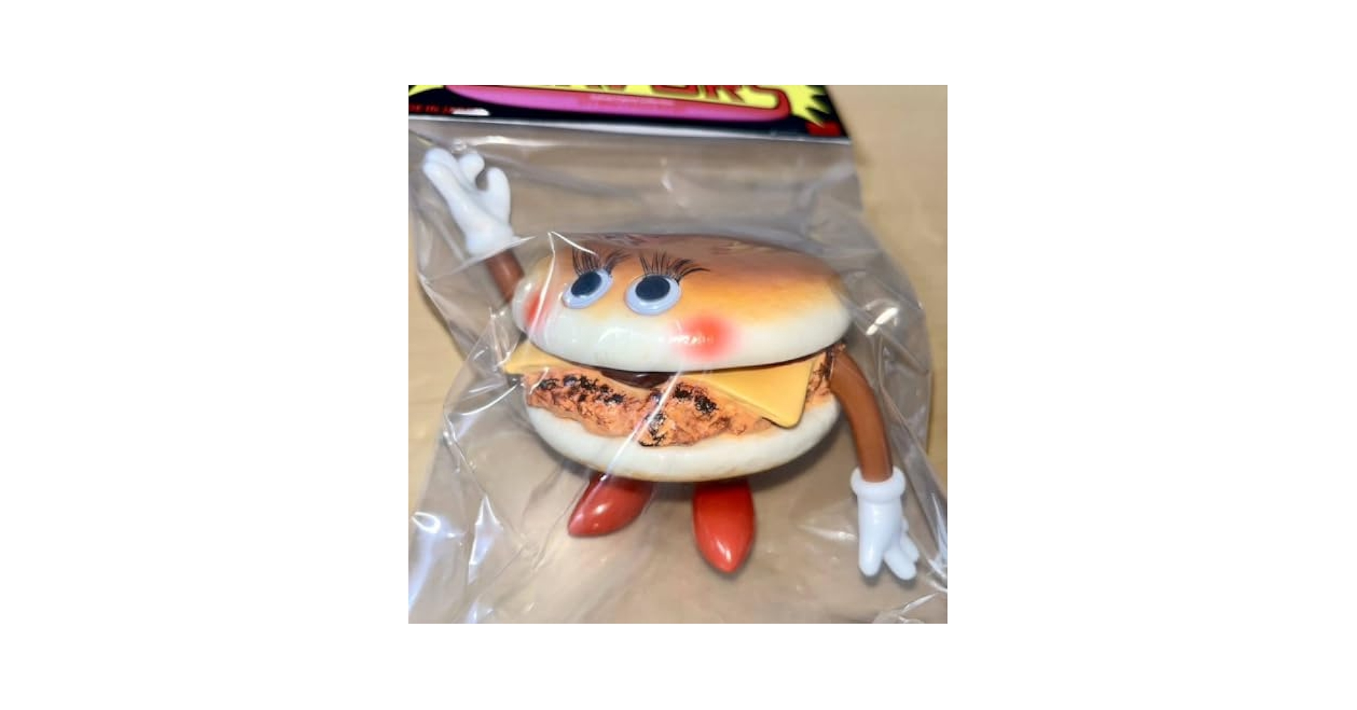 ブ*郎様 ☆フレーバーズソフビ☆ミスチーズバーガー☆FLAVORS☆KAIEDA ブ*郎様 ☆フレーバーズソフビ☆ミスチーズバーガー☆FLAVORS