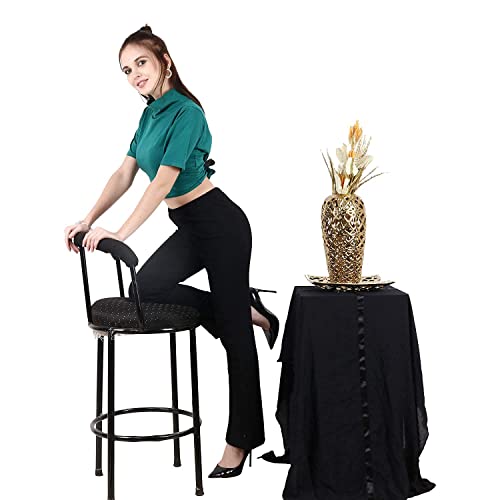 Image of Leriya Fashion Women's Yoga Dress Pants Stratchable Work Slacks Business Casual Office Straight Leg /Bootcut Elastic Waist Trouser for Women