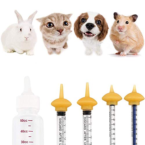 Xuanda Pet Feeding Bottle And Syringes With Nipples For Small Cat Dog Animals (Model 1) #TOP3