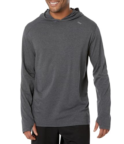 tasc performance carrollton long sleeve hood heather