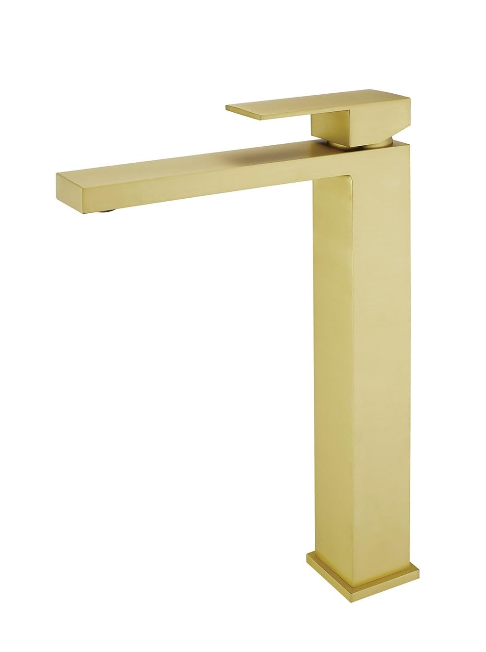 Robinet de lavabo carré eau chaude et froide pour une salle de bain moderne