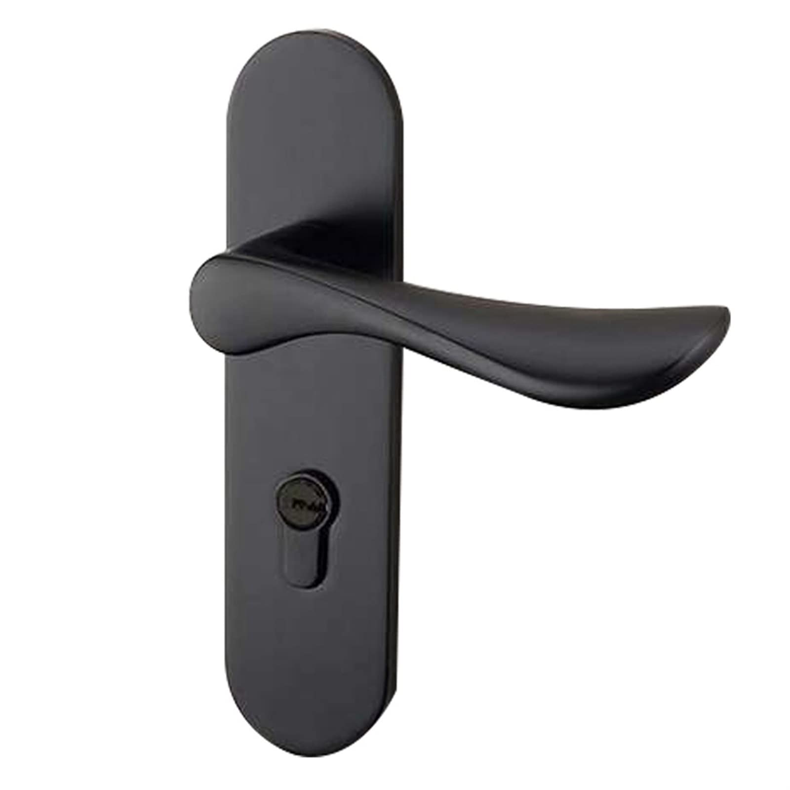 Cerradura de puerta de habitación con llave y manija clásica para mayor privacidad