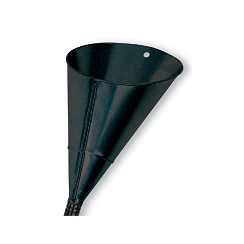 LUMAX LX-1705 Black Steel Transmission Funnel with Screen and 18\" x 1/2\" Flexible Pipe. Oil Change and Transmission Fluid Change Funnel. 2 Quart Capacity. - Thumbnail 3