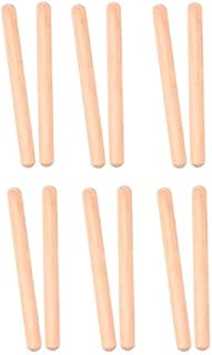 Rfvtgb 6 Pairs Wood Claves Musical Percussion Instrument Rhythm Sticks Percussion Rhythm Sticks Children Musical Toy