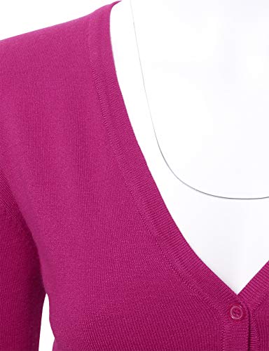 Image of Allsense Women's Long-Sleeve V-Neck Cardigan Sweater | Button Down, Lightweight Soft Knit