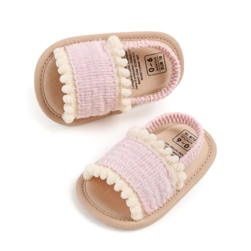 Image of Infant Baby Boys Girls Summer Sandals Party Wedding Dress Flats Shoes Newborn Crib Shoes First Walkers Prewalkers 0-18 Months