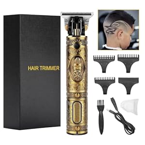ZITFRI Tondeuse voor heren, USB haartrimmer, One Blade vervangend mesje, scheerapparaat, haartondeuse, oplaadbaar…