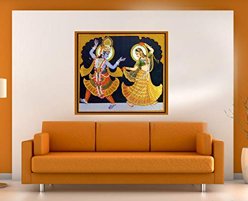 Global Graphics Dancing Radha Krishna Waterproof Wallpaper/Poster decoratiev Sticker (PVC Vinyl Multicolor Wall Sticker) (B08WWM93SM) Amazon Price History, Amazon Price Tracker
