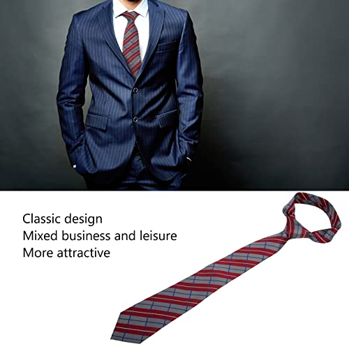 Set de corbatas clásicas para hombre con pañuelo y gemelos miniatura 4