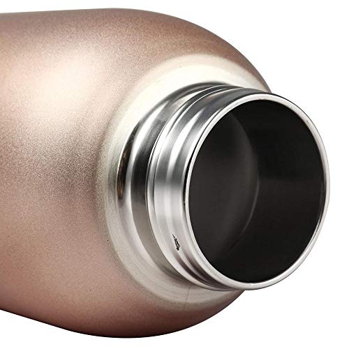 Gets Mini 9 Oz Stainless Steel Water Bottle, 280Ml Vacuum Insulated Water Bottle Leak Proof Sport Tumbler Cup Hot And Cold Water Bottle (Silver) #TOP4