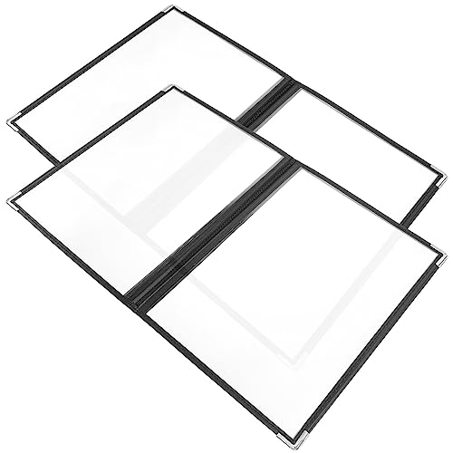PRETYZOOM Portable PVC Binder Cover Menu Folder Restaurant Menu Holder Design