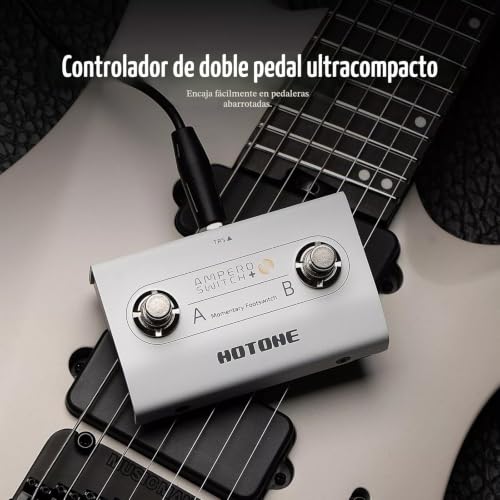 Hotone Ampero Switch+ FS-2 Interruptor de pedal doble con pulsadores momentáneos 5