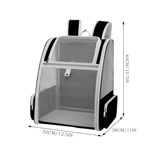 Mochila para gatos con gran capacidad interior y ventanas ventiladas 6