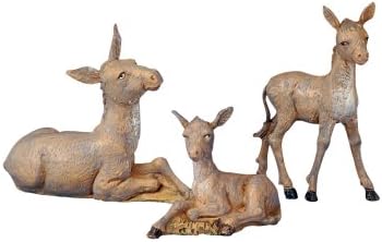 3piezas 5 Familia de Donkey cifra fontanini por Romano 3piezas 5 Familia de Donkey cifra fontanini por Romano