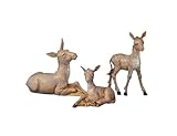 Fontanini by Roman Inc., 3 Piece Set of Donkey Family, 5