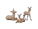 3 Piece Set 5" Donkey Family Figure Fontanini by Roman