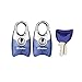 Master Lock 4630EURTAST Pack of 2 Fusion Padlocks with Key and Shrouded Shackle, Random Color, 4,4 x 2 x 1,4