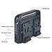 HAPPYPOPO BP-4CH 4 Channel V-Mount/V Lock Battery Charger with DC 16.5V Power Supply Output for Photography Camcorder/Cameras/Lights