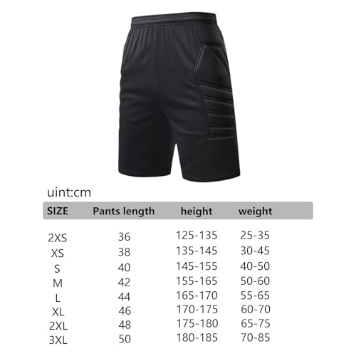 Pantalones de compresión de fútbol transpirables contra impactos 2XL 4