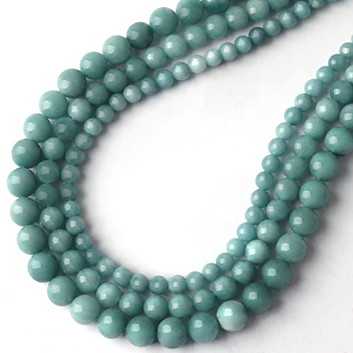 Blue Chalcedony Natural Gemstone Beads For Jewelry Making - Aixprobead 45Pcs 8Mm Loose Round Stone Beads For Diy Bracelets And Necklaces #TOP3