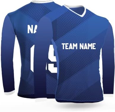 cricket jersey for men full sleeves with name team name number | soccer jersey full sleeve | soccer jersey customize for men boys | football jersey for men full sleeves DOdr1008-C901182-C-WH