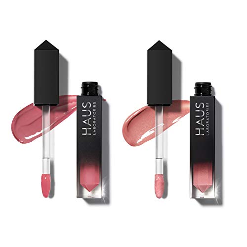 HAUS LABORATORIES Limited-Time: Le Riot Lip Gloss Duo, Le Riot Gloss Duo, Seductress, 0.34 Fluid Ounce