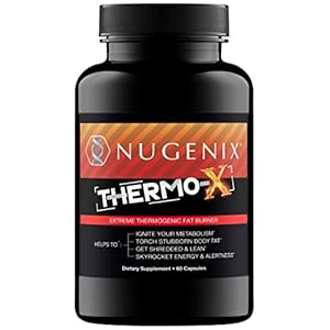 Nugenix Thermo-X: Thermogenic Fat Burner Supplement for Men, Extreme Metabolic Accelerator, 60 Count