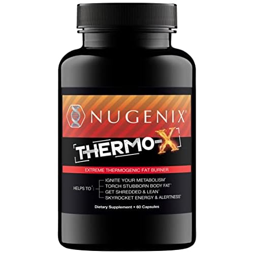 Nugenix Thermo-X: Thermogenic Fat Burner Supplement for Men, Extreme Metabolic Accelerator, 60 Count