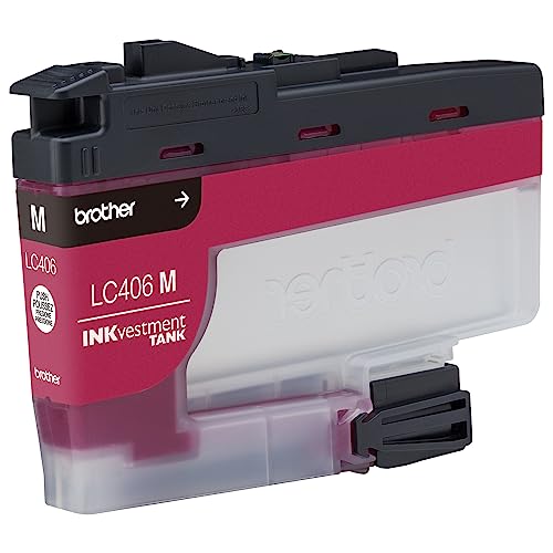 Image of Brother Genuine LC406M Standard Yield Magenta INKvestment Tank Ink Cartridge