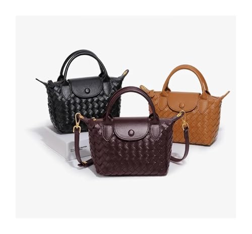 Woven Dumpling Bag With Trendy Texture, High-end And Fashionable Handbag, Versatile Single Shoulder Crossbody Bag4