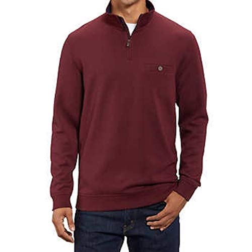 Kirkland Signature Men's Long Sleeve 1/4 Zip Pullover