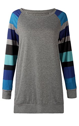 ECOWISH - Camicia - Tunica - Manica Lunga - Donna