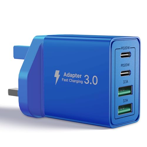 USB C Plug,Fast USB C Charger Plug Dual Port PD Power AdapterType C Charger Plug for iPhone 16 15 14 13 12 Pro Max 8