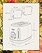 Hazel Quinn X Eduardo Recife Collaboration 2-Slice Retro Toaster, 6 Browning Levels, 3 Functions-Defrost/Reheat/Cancel, Removable Crumb Tray for Easy to Clean, 1.5 Inches Extra Wide Slots