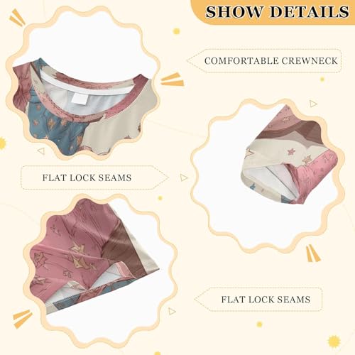 Starry Sky Cowboy Boots Boys Rash Guard Long Sleeve UPF 50+ Boys Swim Shirt Quick Dry Shirt for 3-12 Years3