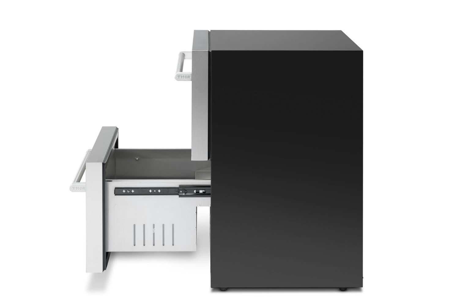Thor Kitchen 24-Inch Indoor Outdoor Refrigerator Drawer In Stainless Steel - Model Trf24u on Fridge.com - View 5