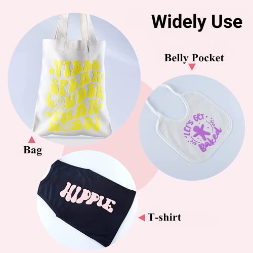 3D Puff Vinyl Heat Transfer, Heat Transfer Vinyl Rolls 3D Puff Vinyl Bundle Assorted Colors Puff Heat Transfer Vinyl (Grey) #TOP4