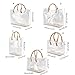 Clear PVC DIY Tote Bag Handbag Making Kit Handmade Gift Bags Craft Accessories Tool Set Birthday Holiday Bag Making Kit for Kids