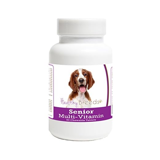 Healthy Breeds Welsh Springer Spaniel Senior Dog Multivitamin Tablets 60 Count